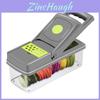 Multifunction Vegetable Slicer With Pp Material For Home Kitchen Cooking And Gift Use