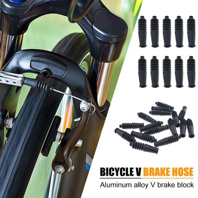 MTB Cycling V Brake Hose Line Protection Sleeve Dust Cover Bicycle Braking for Outdoor Cycle Biking Entertainment