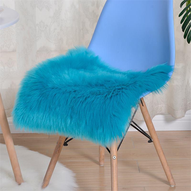 Australian Winter Faux Wool Plush Seat and Sofa Cushion, Chair Pad, and Bedroom Rug Floor Mat