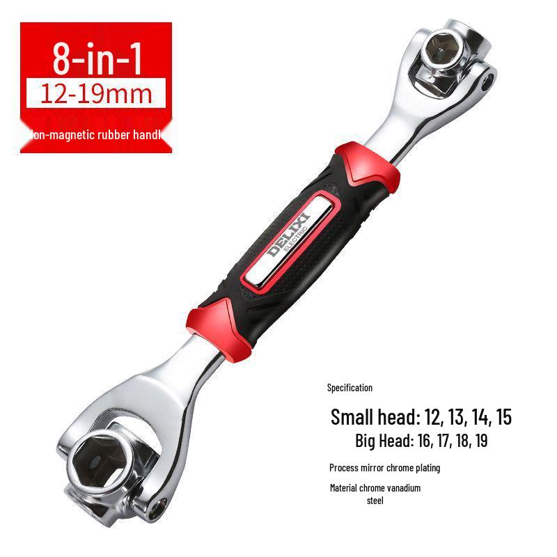 

52-in-1 Multifunctional Universal Quick Socket Wrench 8-19mm