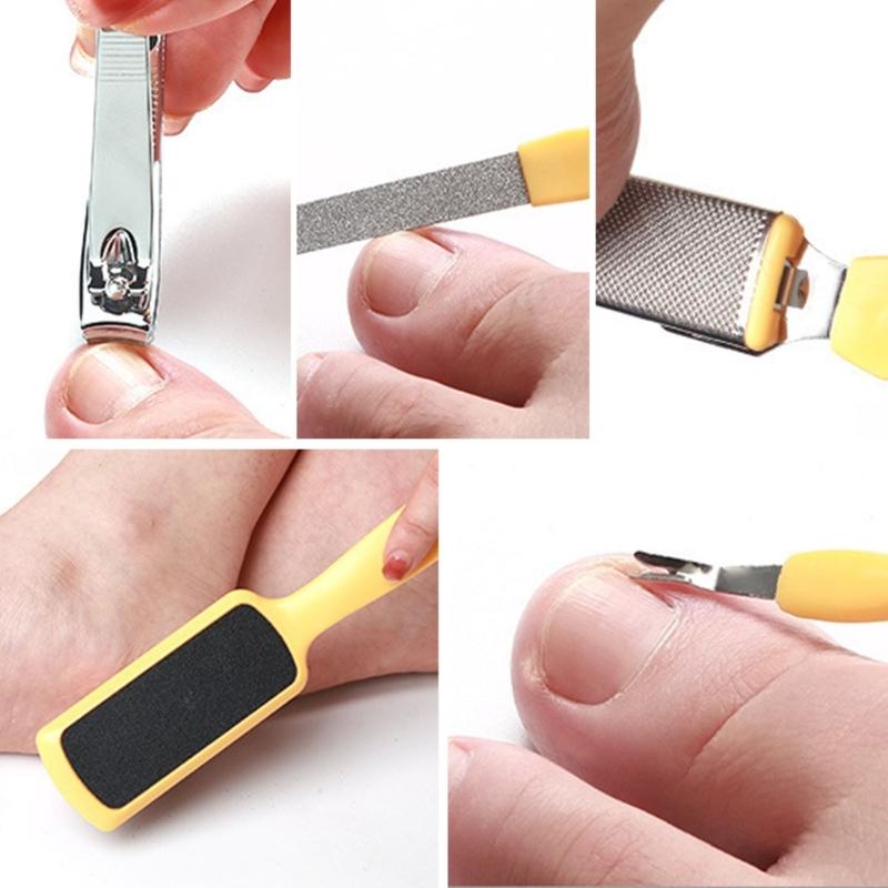 8/10 Pieces Foot Pedicure Set with Callus Remover Foot Files Foot Care Set Hard Skin Remover Set Feet Scrub for Daily