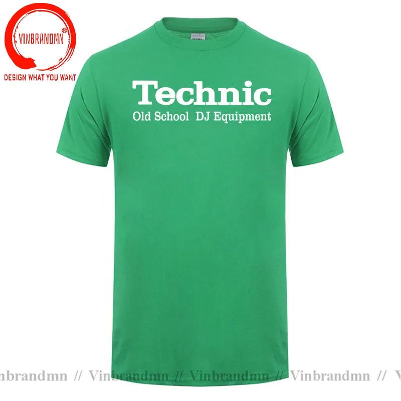 New Summer Classic T Shirt Technics Old School Dj Equipunisext Tshirts Graphic Clothing Short Sleeves Tshirt Cotton Tops Tee Shirt