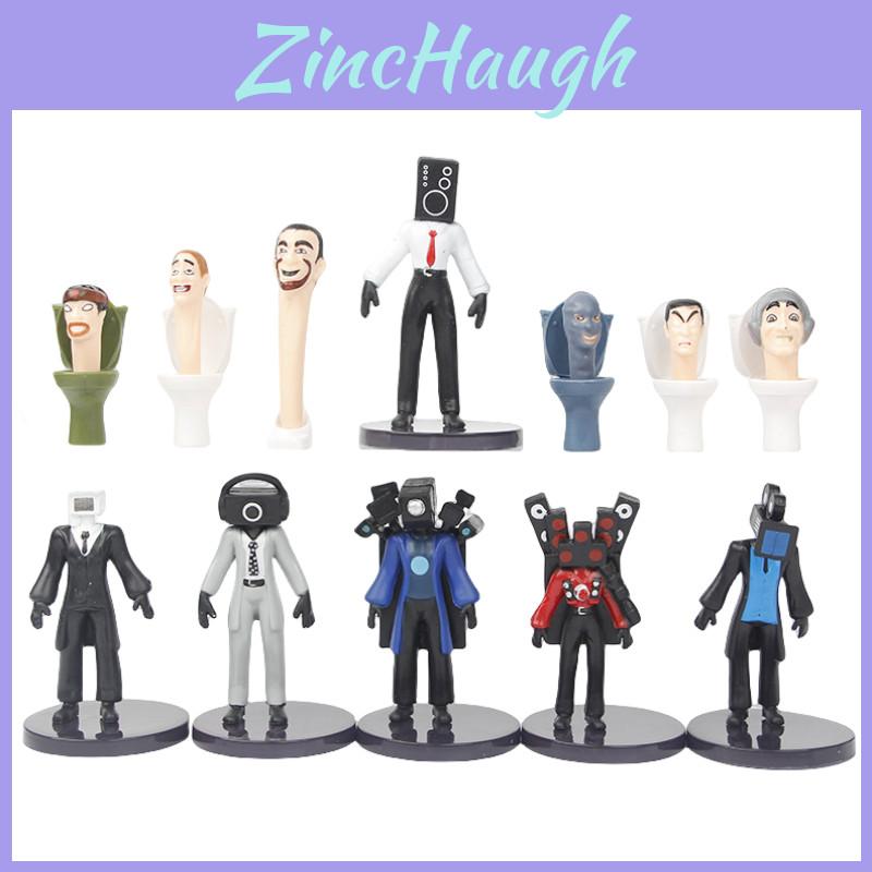 Skibidi Toilet Toy Figures Premium Material 12 Distinct Characters Lifelike And Perfect For Collecting Characters)