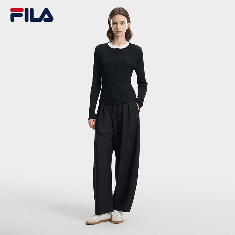 Fila Women's Slim Fit Faux Two-Piece Cardigan Jacket