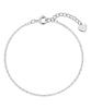 Alleun Silver 925 Curved Thin Chain 16Cm Bracelet