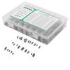 500Pcs Electrolytic Capacitor Kit 24 Value Assortment Box 0.1uF?1000uF 10V 16V 25V 50V