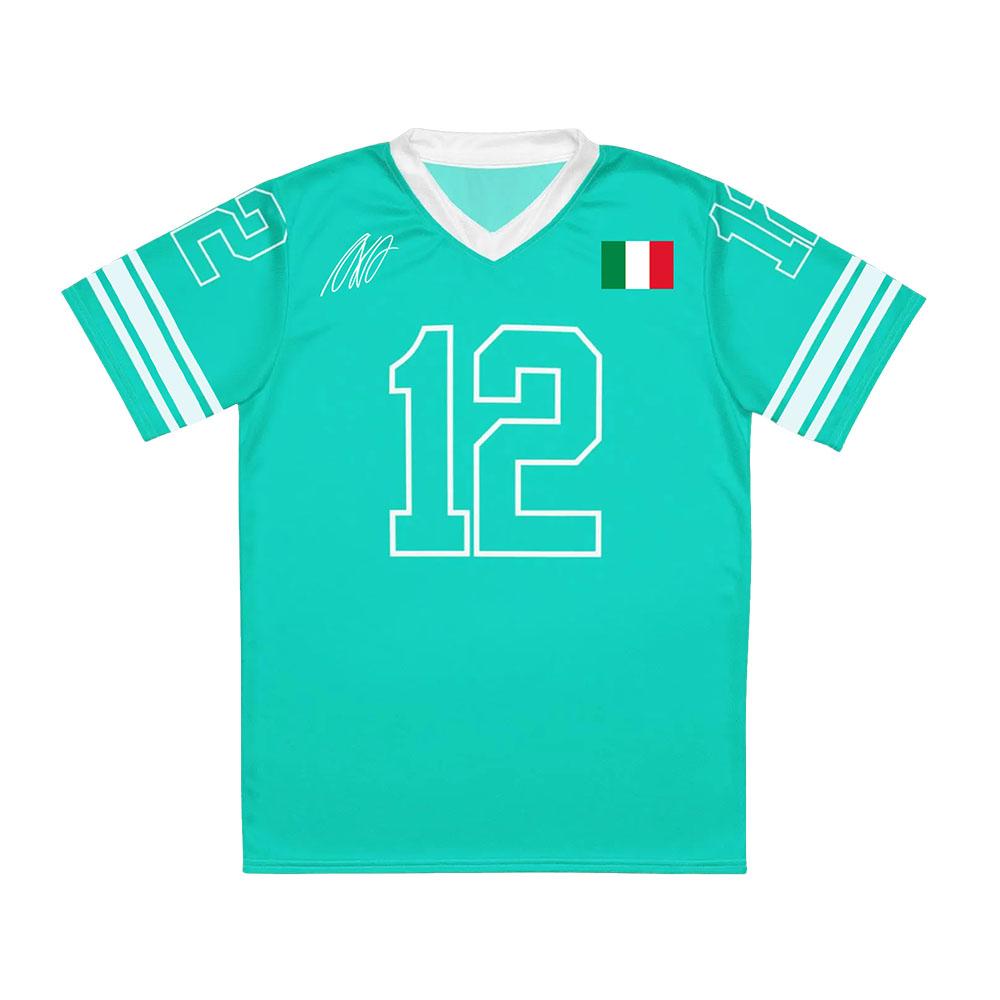 Kimi No.12 Antonelli Racing Driver Jersey Unisex Streetwear V-neck Short Sleeve Loose Male T-shirt Number 12 Design Print Tees