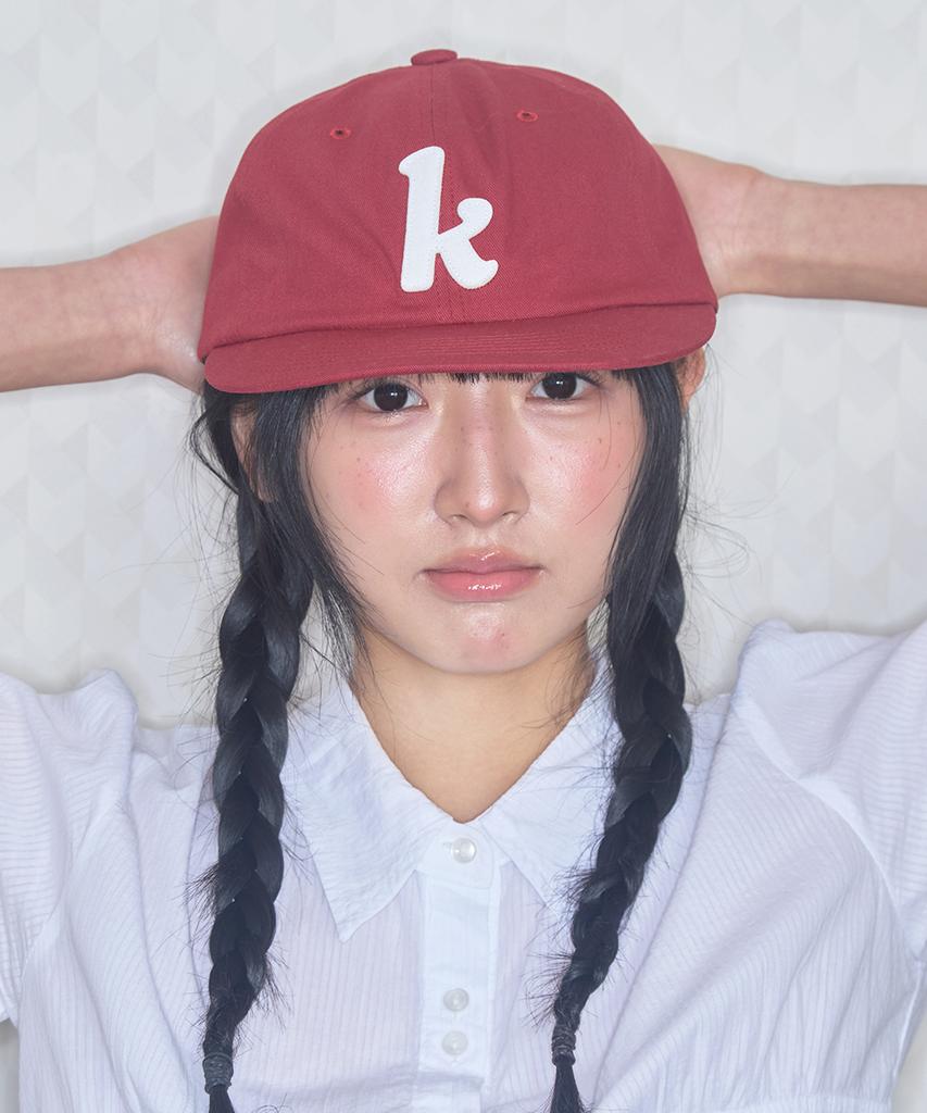 Kiibi K-Logo Applique Cap Red
