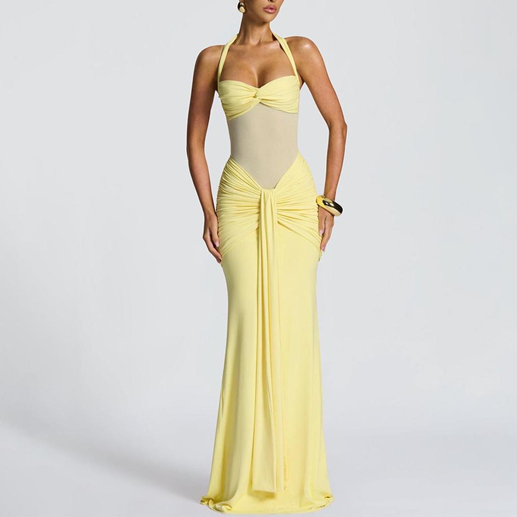 Elegantní Módní Sexy Bodycon Šaty Bez Zad Pro Ženy
