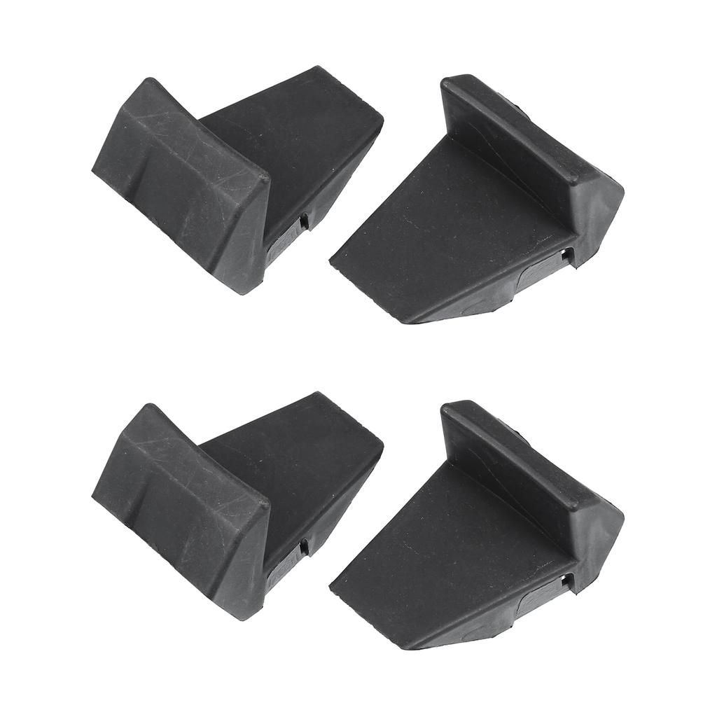 uxcell Tire Changer Tool Accessories Tire Changer Plastic Insert Tire Changer Clamp Cover Protector Short Style Black 4pcs