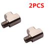 2PCS Universal For Air Oil Water Pressure Sensor Gauge Mild Adapter T Tee Fitting 1/8