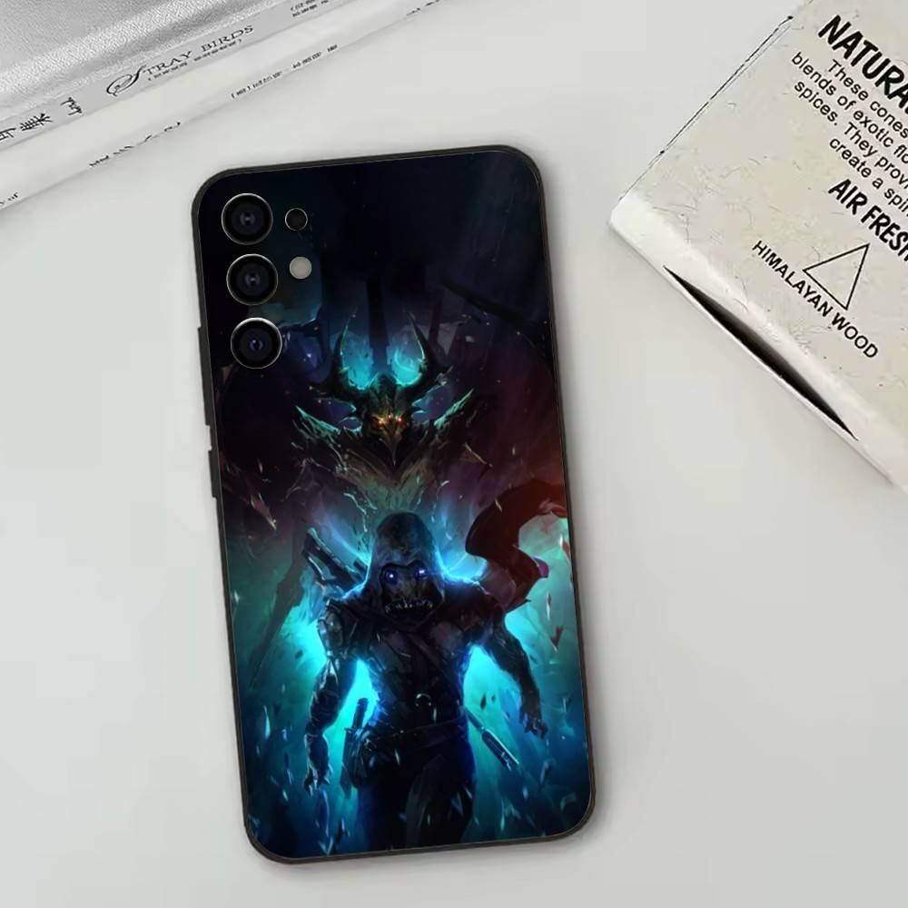 Destiny   Phone Case Black Silicone Soft For Samsung S25,S24,S21,S22,S23,S30,Ultra,S20,Plus,Fe,Lite
