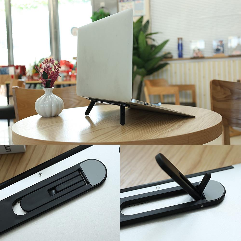 Universal Laptop Riser Stand for Macbook ThinkBook Dell Notebook Cooling Pad Ultra thin Invisible Laptop Bracket
