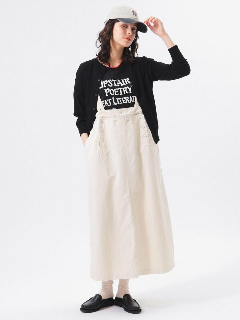 Beams Boy Women's O.C/Twill_Mrn_OP Dress, Natural Free, 13260206791