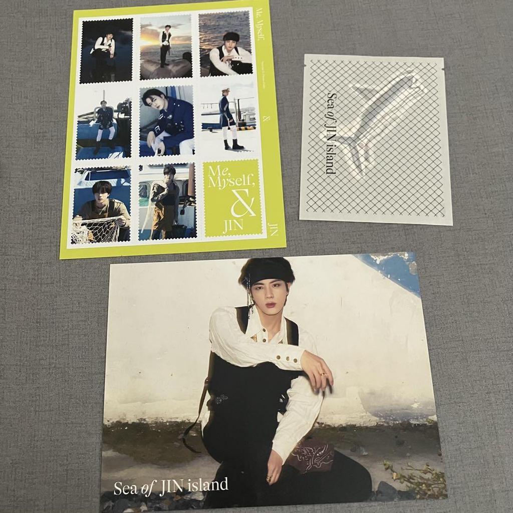 [USED] BTS JIN Photobook with Trading Cards