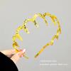 Fix Bangs Broken Hair Teethed Non-slip Amber Hair Bands For Women Girls Sweet Hair Ornament Headband Hair Accessories