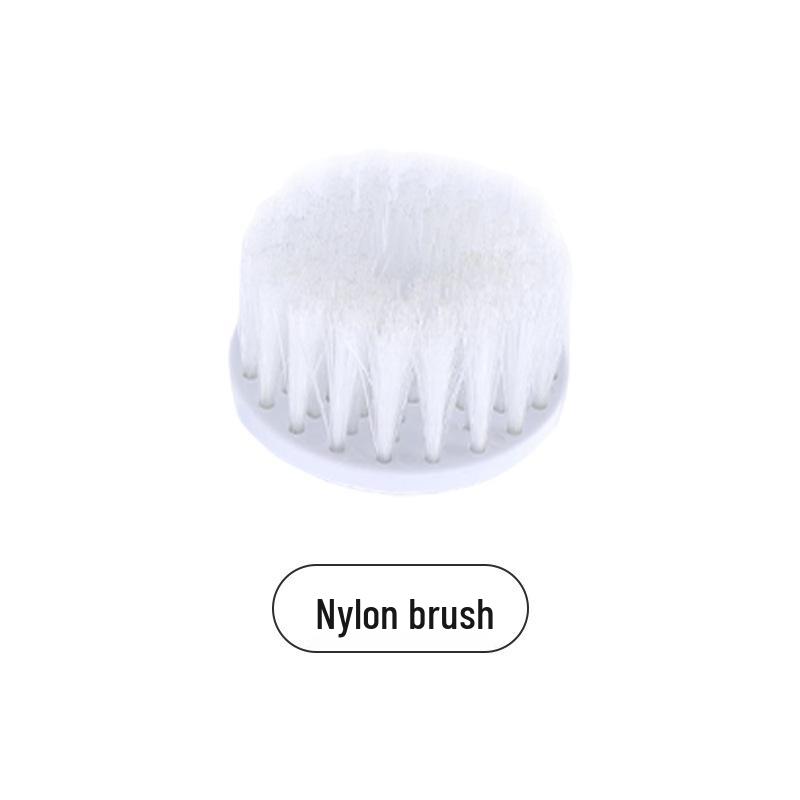 Cross-Border Waterproof Wireless Cleaning Brush for Kitchen & Bathroom - Portable, Multi-Functional, with Replacement Heads.