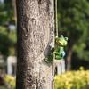 Outdoor Garden Climbing Animal Statues Hanging Animal Figurine with Hook Frogs/Rabbit Figurines for Wall Balconys Decors