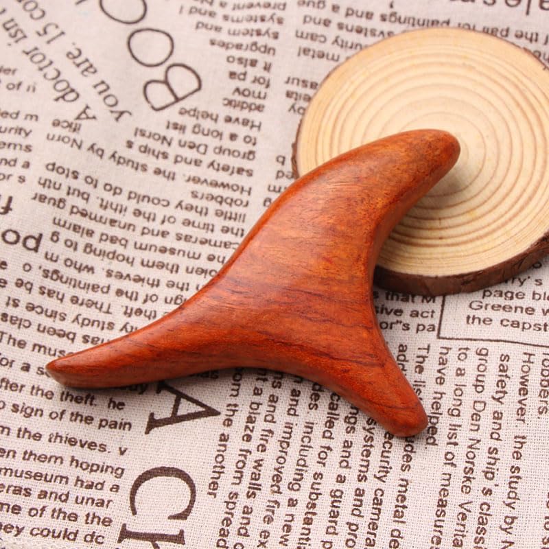 Natural Wooden Gua Sha Massage Tool from Thailand
