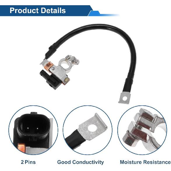 No.61219117877 Battery Current Sensor for BMW 320i 2013-2018 for BMW 230i 2017-2021 with Line Battery Terminal End Sensor 1 Pc