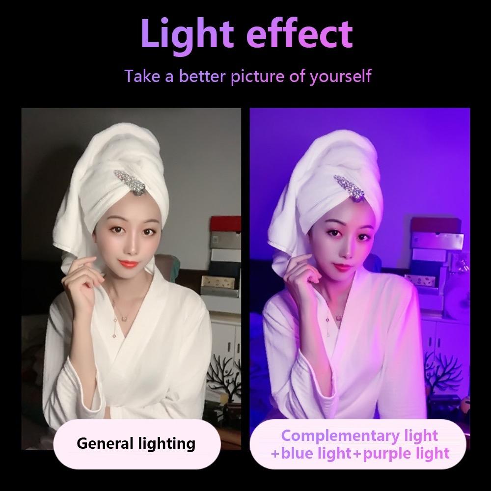 Colorful Tube Light Rgb Light 17Cm/32Cm Usb Light Night Light Purple Blue Light Stick Room Lamphandheld Hanging Fill Light Photo Decor