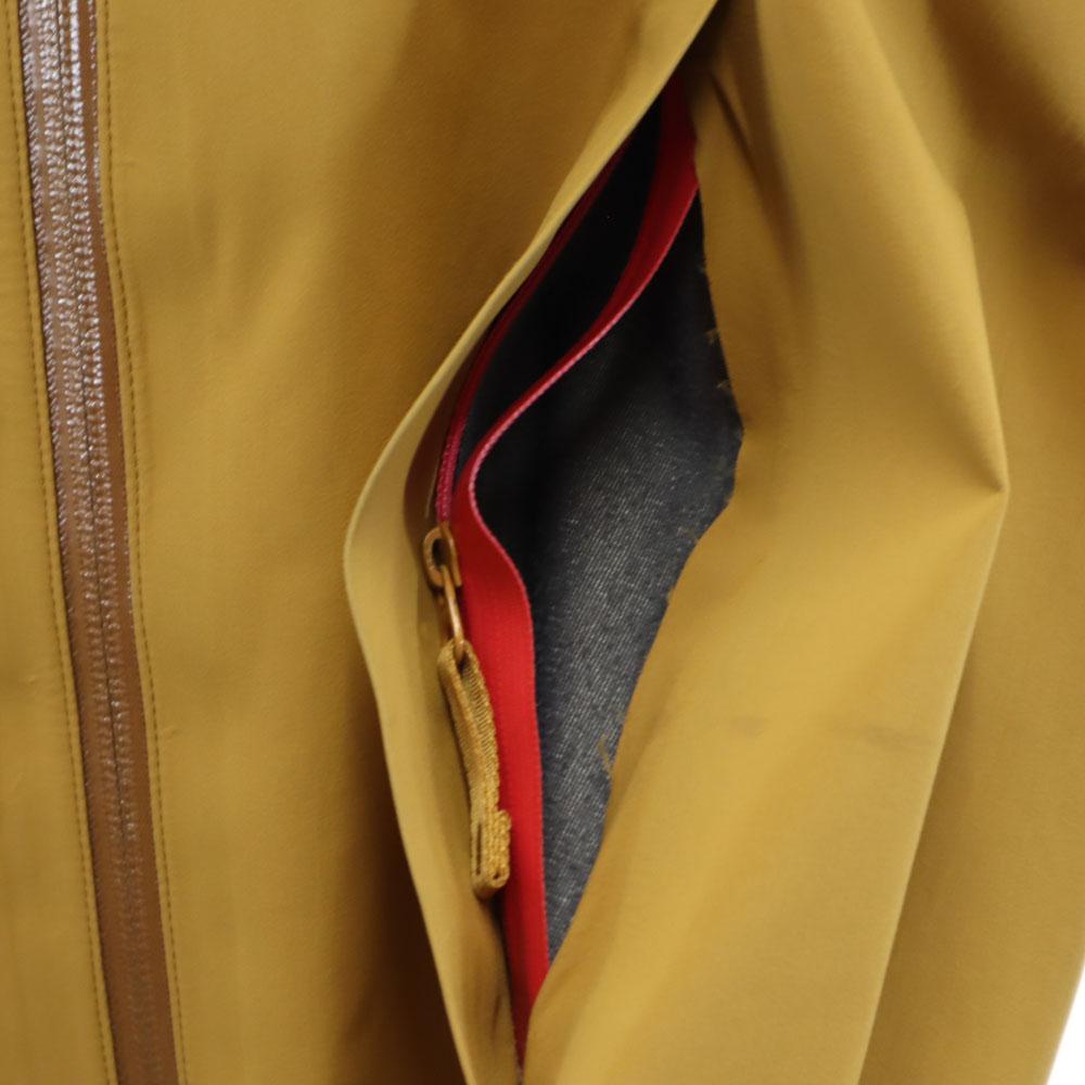 ARC'TERYX GORE-TEX Raincoat M yellow Outdoor Sample Women Used