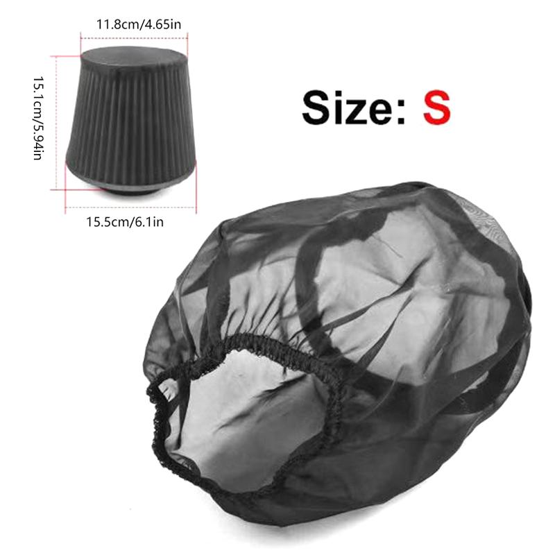 Universal Air Filter Protective Cover Waterproof Oilproof Dustproof For High Flow Air Intake Filters Air Filter Cover