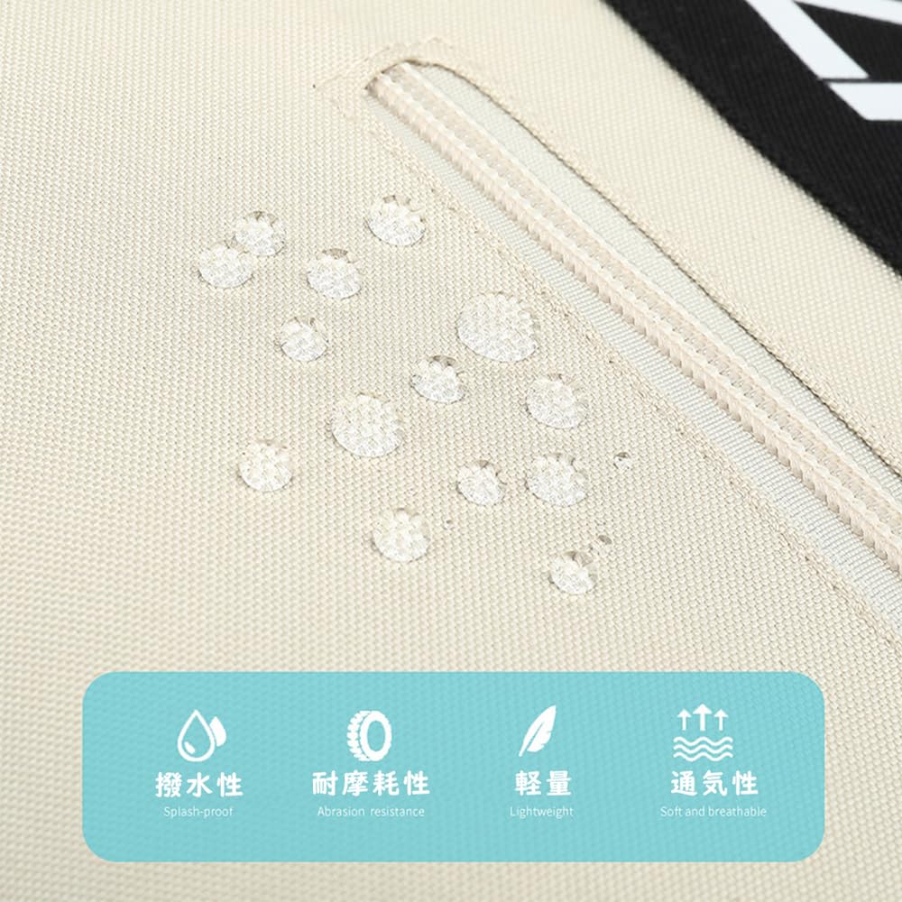FMAFNLY Badminton and Tennis Racket Backpack for Holds 2 Tennis Rackets and 3 Badminton Includes Shoe Perfect for and Beige Bag, Sports, Rackets,