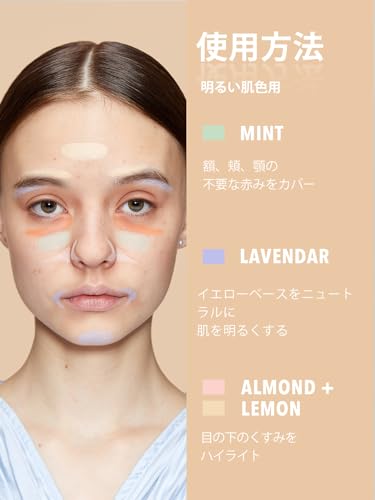 SHEGLAM Multi-Fix Concealer Color Corrector 6 Colors Full Coverage Cream Brightening Lightweight Multi-Purpose Skin Tone Adjustment