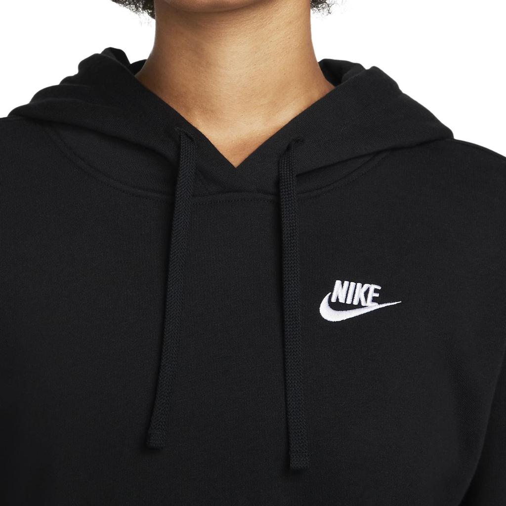 Nike Sweatshirts Women's Black Hooded Moderate Regular DQ5794-010