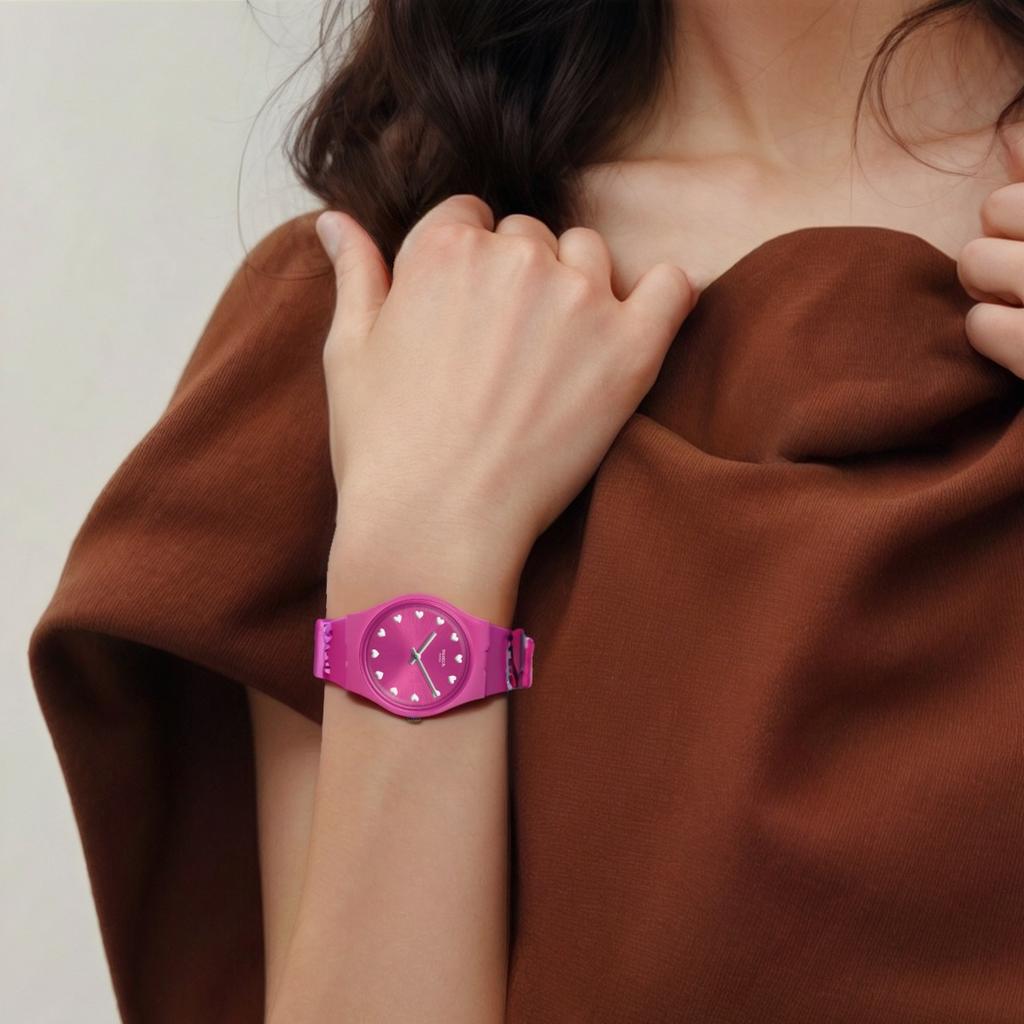 SWATCH Women's 34mm Pink Watch GP160 GP160