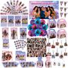 K&Katseye Birthday Party Favors Kpop Idols Party Decoration Bracelet Sticker Keychain Balloon for Fans Gift Accessory Supplies