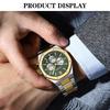 Top Brand Luxury Stainless Steel Waterproof Sport WristWatch Men Chronograph Watch Military Army Male Clock
