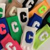 Custom Three-dimensional Big C Trend Ins Wind Sports Couple Socks Women's Mid-tube Letters Street Socks