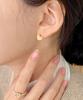 47Bag 925 Silver Heart Earrings Miel
