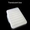 Fishing Tackle Box Lightweight Large Capacity ABS Triangle Foam Translucent Bait Organizer for Sea Ocean