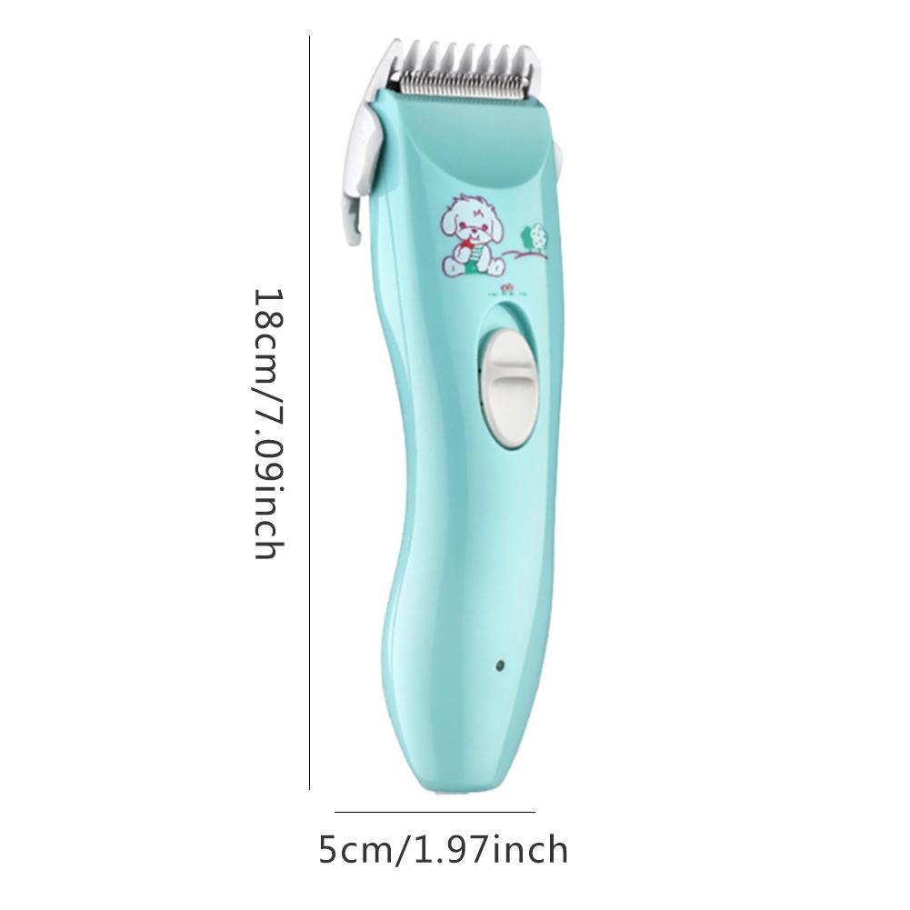 1PC Baby Hair Clippers Silent Kids Hair Trimmers Chargeable Waterproof Professional Cordless Hair Clipper For Babies Children
