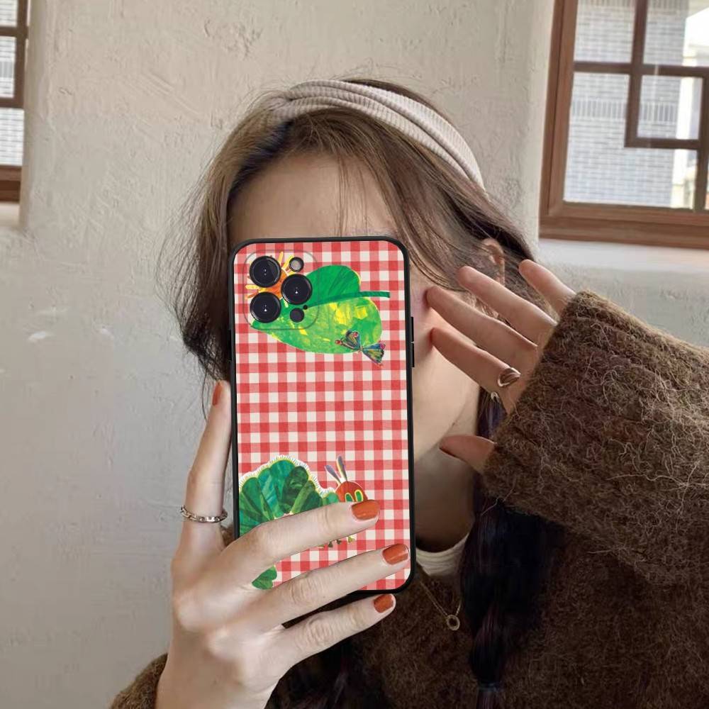 The Very Hungry Caterpillar Phone Case For IPhone 17 16 15 14 13 12 Mini 11 Pro Plus Soft Silicone Cover