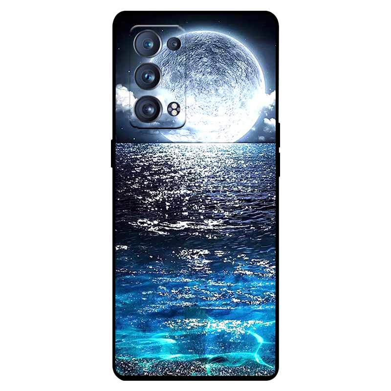 For Oppo Reno 6 Pro 5G Case Snapdragon Shockproof Soft Silicone TPU Back Cover For Oppo Reno 6 Pro CPH2247 Phone Cases Cute Capa