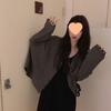 Women's Solid Color Short Jacket - Spring/Summer Casual Loose Slimming Cardigan