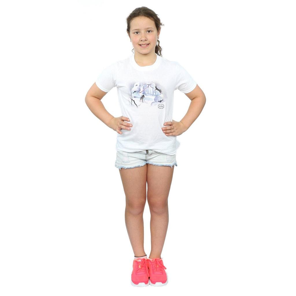 Disney Girls Bambi Snow Cotton T-Shirt