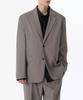 Whipcord Relaxed Blazer [Grayish Beige]