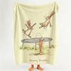 PictureBook G Guess How Much I Love You Throw Flannel Throw Blanket Suitable for Sofa Living Room Bedroom