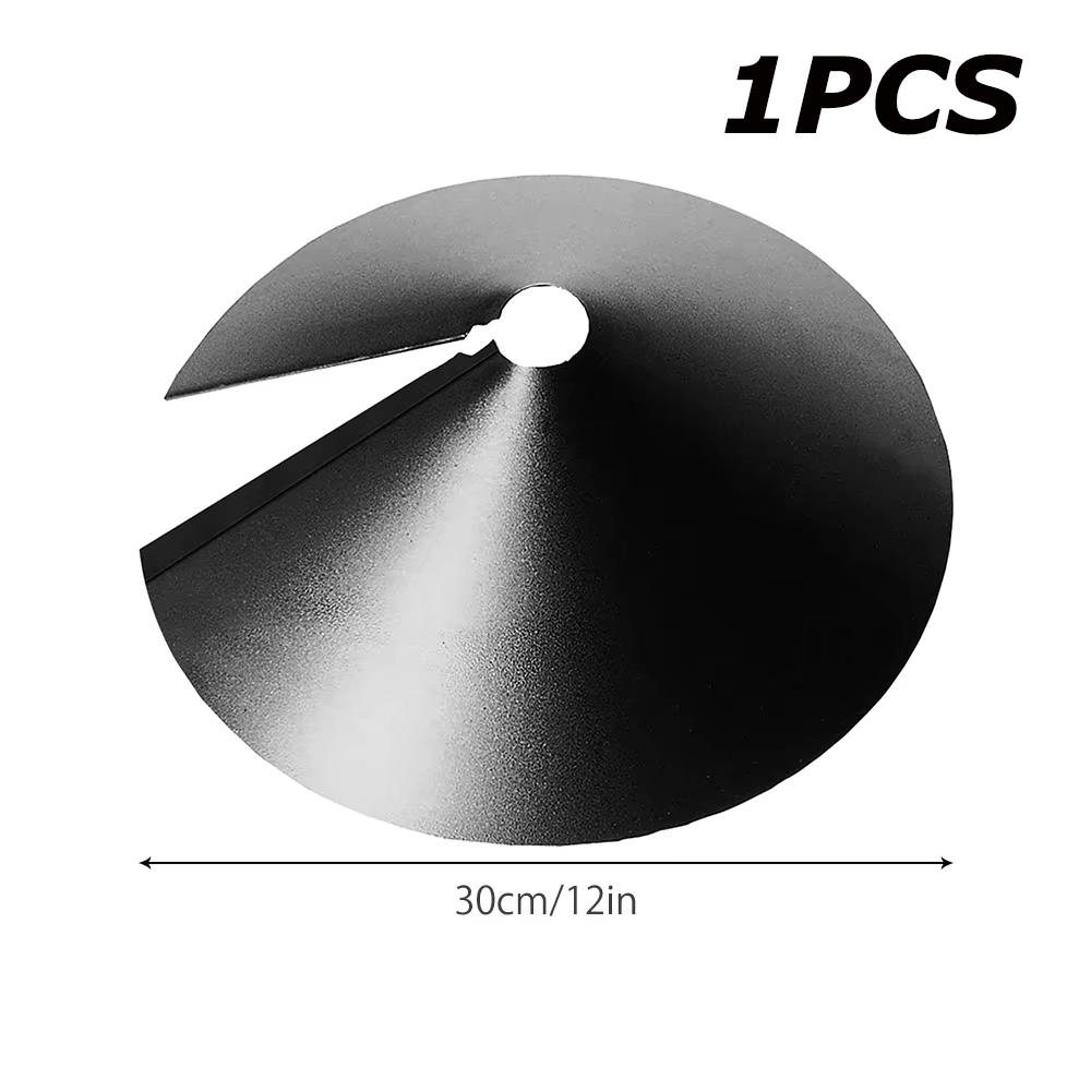 

12/18inch Squirrel Baffle Wrap Around Squirrel Proof Baffles Universal Squirrel Baffle Anti Rust Raccoon Proof Bird Feeder Guard