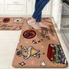 Harry Potter Flannel Kitchen Mat Christmas Soft Area Rug Non Slip Floor Carpet Home Decoration