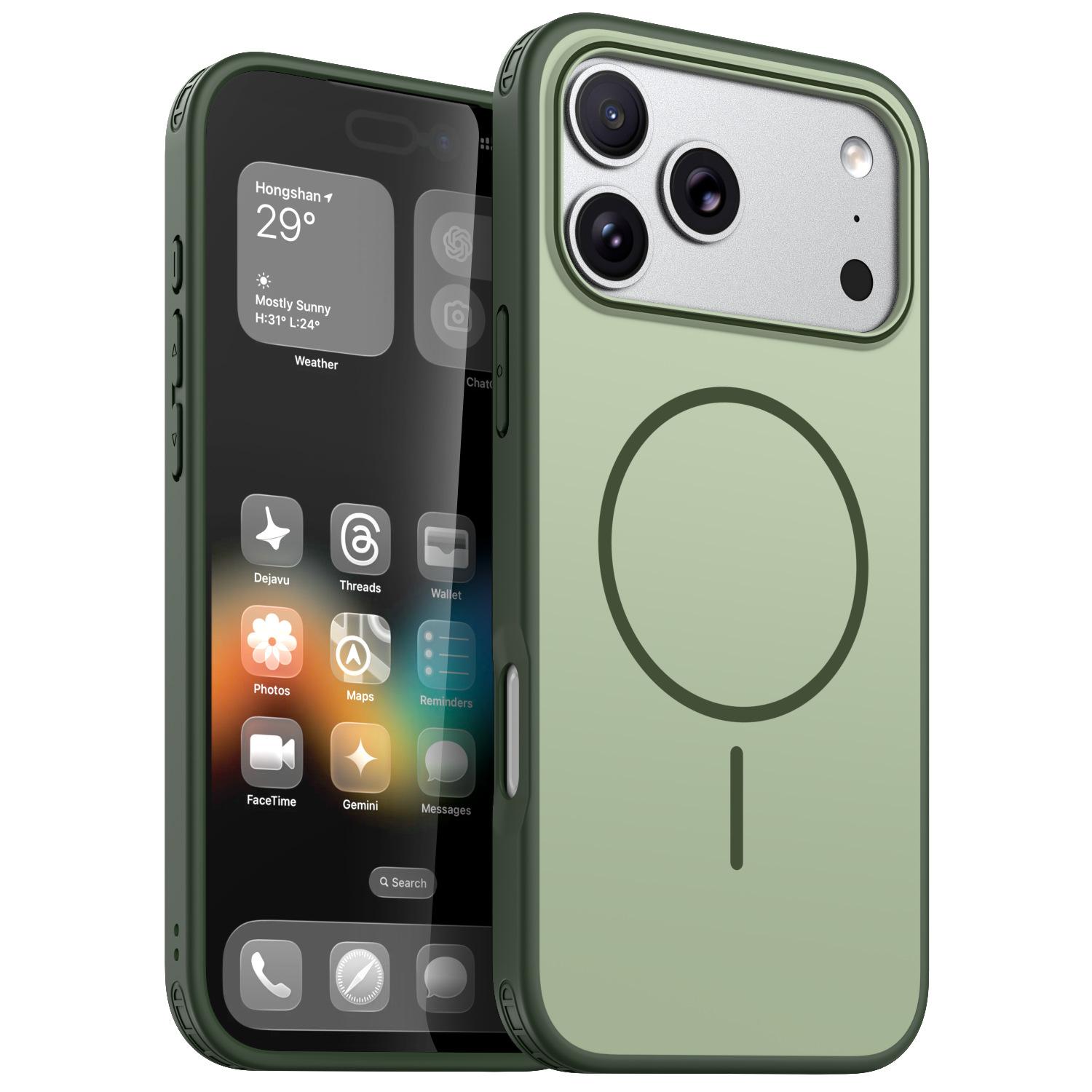 

New for IPhone 17 Promax Protective Case with Magnetic Matte Skin Feel and Airbag Anti Drop for IPhone 17 For iPhone 11/XR