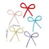 5Pieces Colorful Bowknot Cake Decorations Elegant Bowknot Cake Toppers Accessory For Weddings Birthdays And Parties