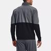 Under Armour Pique Track Casual Breathable Zip-Up Training Jacket Men Jackets Grey 1366202-012