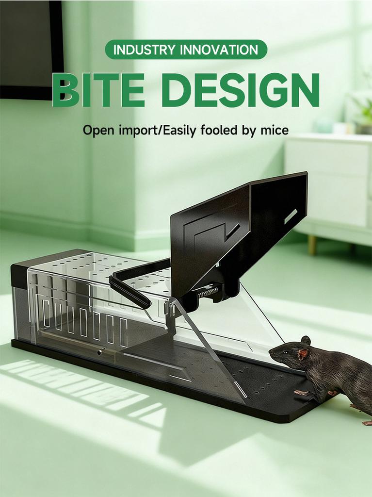 The new mousetrap mouse cage cross-border foreign trade hair-trigger mouse trap artifact automatic household rodent killer