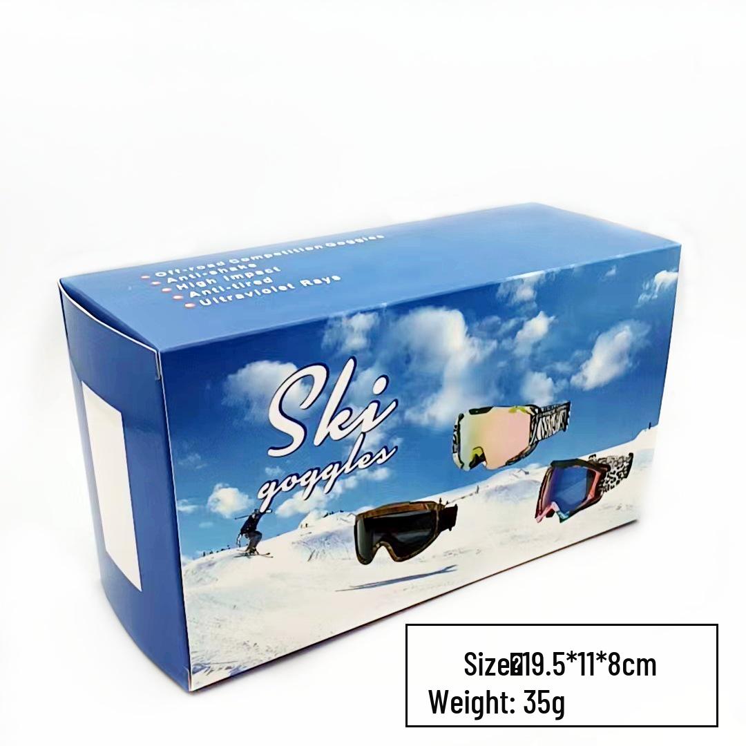 

Прочный черный чехол на молнии для очков и горнолыжных масок - Очень большой, Ударопрочный, Портативный